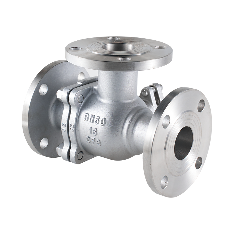 Cast Steel Three Ways Ball Valve